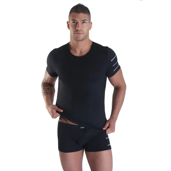 Schwarzes Herren T-Shirt Roadster von Look Me | Fesselliebe.de