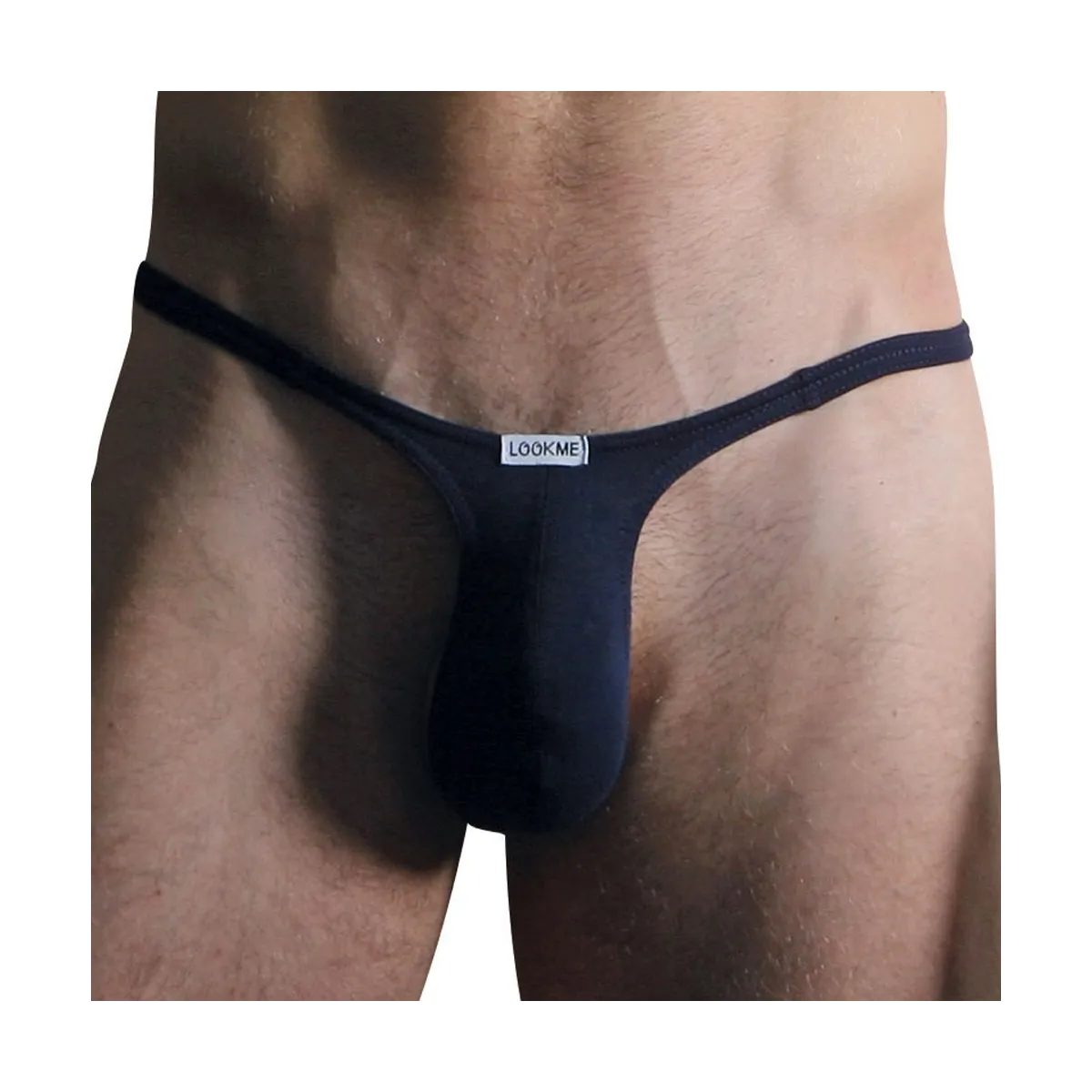 Schwarzer Männer Ministring 99-01 von Look Me | Fesselliebe.de