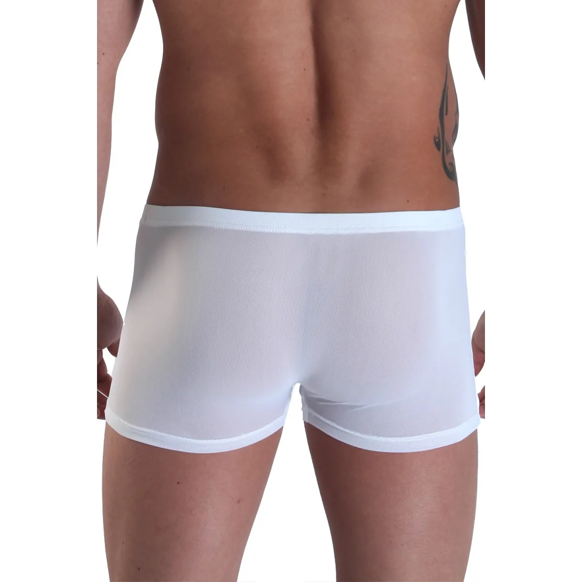 Weißer Herren Boxer Open Heart von Look Me | Fesselliebe.de