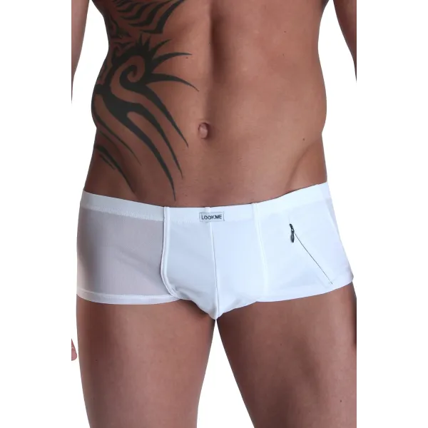Weißer Herren Short Open Heart von Look Me | Fesselliebe.de