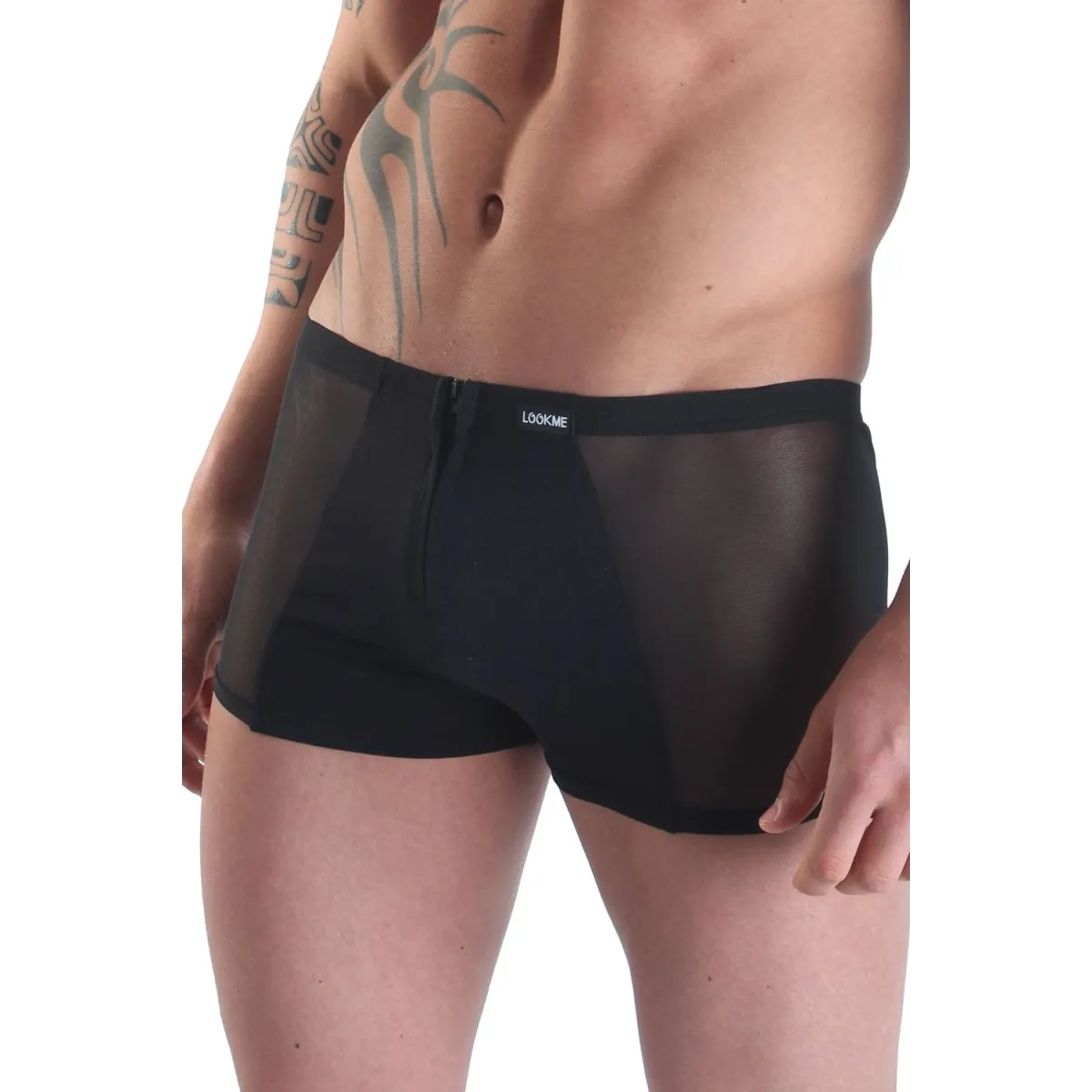 Schwarzer Herren Boxer Wiz von Look Me | Fesselliebe.de