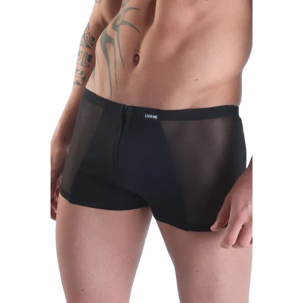 Schwarzer Herren Boxer Wiz von Look Me | Fesselliebe.de