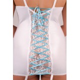 Weißes Strapskleid M/1039 von Andalea Dessous | Fesselliebe.de