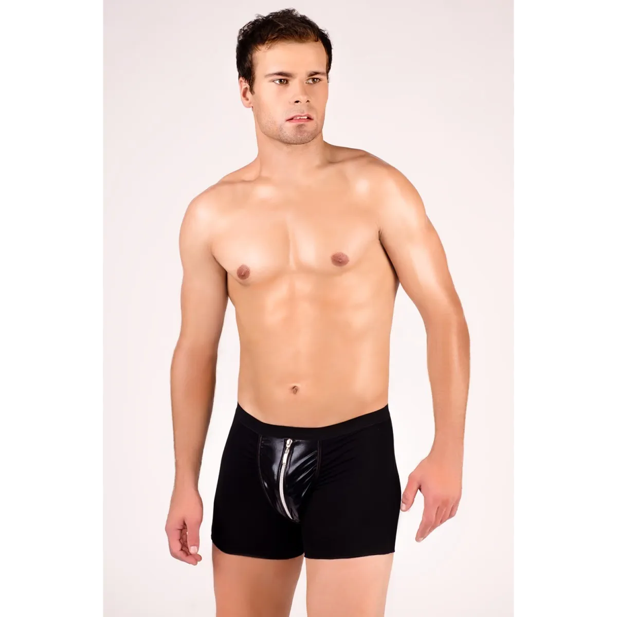 Schwarze Boxer-Shorts MC/9001 von Andalea Dessous | Fesselliebe.de