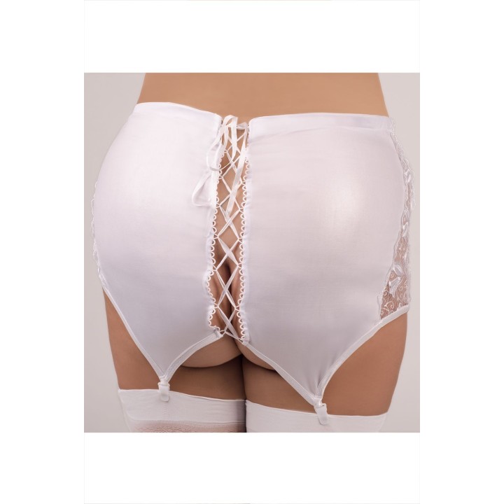 Weißer Strapsgürtel E/2025 von Andalea Dessous | Fesselliebe.de