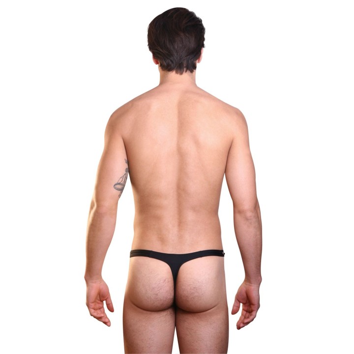 Schwarzer Männer String Open Spirit von Look Me | Fesselliebe.de