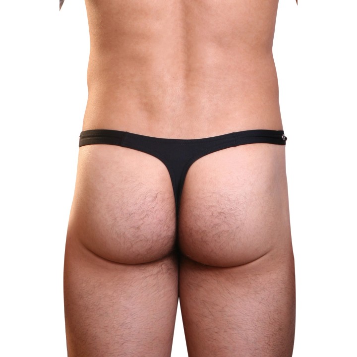 Schwarzer Männer String Open Spirit von Look Me | Fesselliebe.de