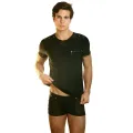 Schwarzes Herren T-Shirt Open Spirit von Look Me