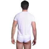 Weißes T-Shirt the Shadow von Look Me | Fesselliebe.de