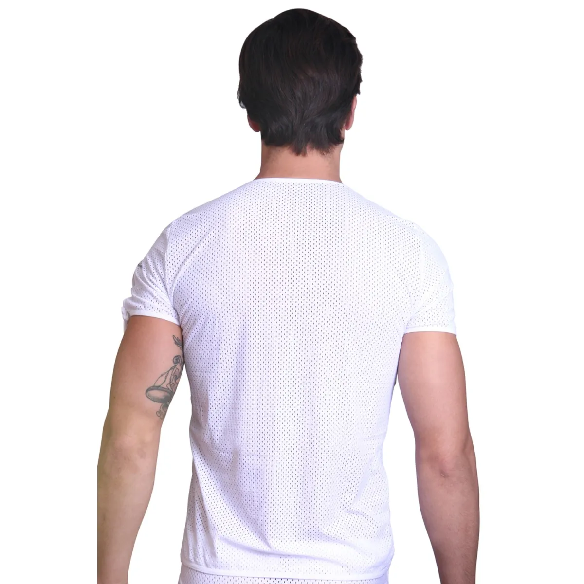 Weißes T-Shirt the Shadow von Look Me | Fesselliebe.de