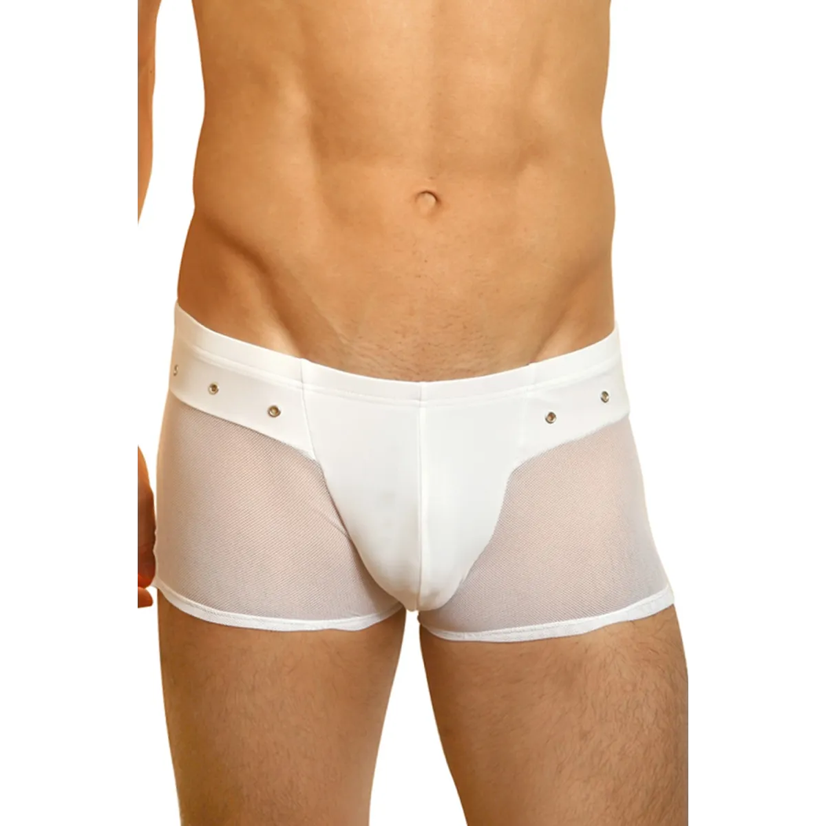 Weißer Herren Boxer Open Spirit von Look Me | Fesselliebe.de