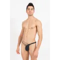Schwarzer Herren String Alliance von Look Me