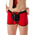 Rot/schwarzer Boxershorts SW/108 Andalea Sexy Work Kollektion