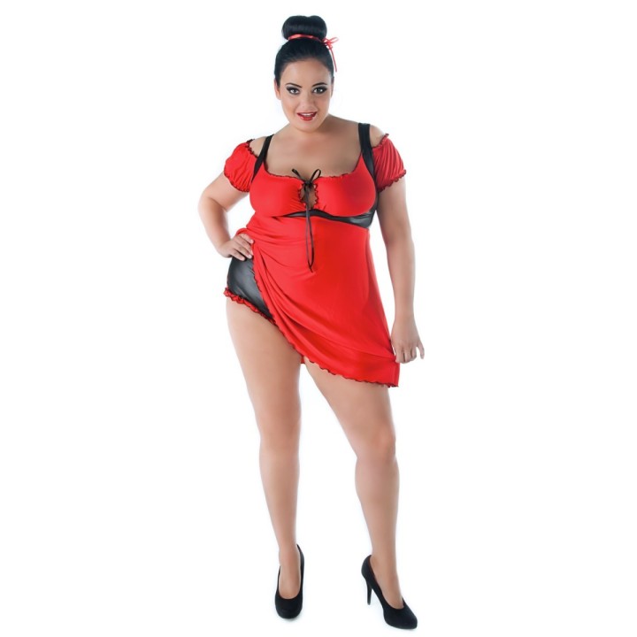 Rotes Chemise SW/110 Andalea Sexy Work Kollektion | Fesselliebe.de