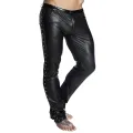 Schwarze lange Hose H039 von Noir Handmade