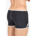 Schwarz/weißer Herren-Boxer Mixing 43-67 von Look Me