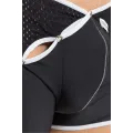 Schwarz/weißer Herren-Boxer Mixing 43-67 von Look Me
