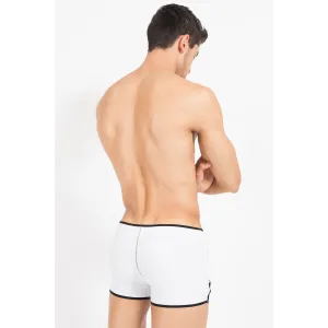 Weiß/schwarzer Herren-Boxer Mixing 43-67 von Look Me