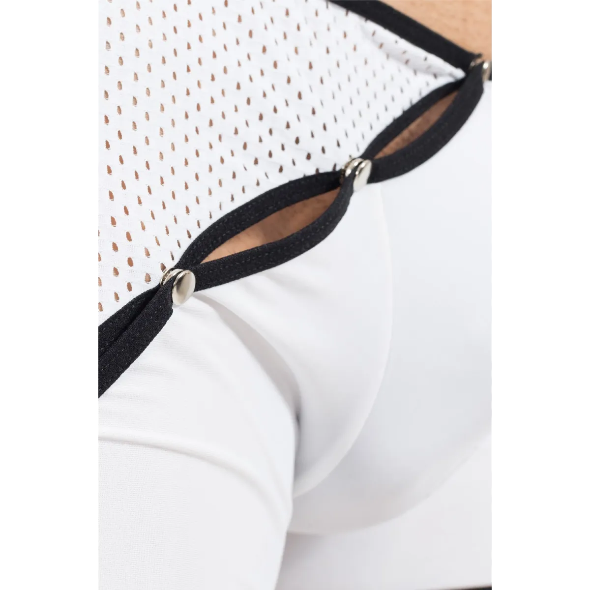 Weiß/schwarzer Herren-Boxer Mixing 43-67 von Look Me | Fesselliebe.de