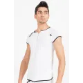 Weiß/schwarzes V-Shirt Mixing 43-77 von Look Me