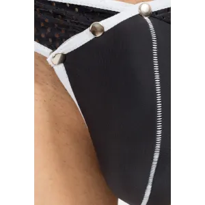 Schwarz/weißer Jock Mixing 43-27 von Look Me