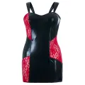Schwarz/rotes Wetlook Chemise SB/1006 Sexy Base Kollektion by Andalea