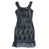 Schwarzes Chemise SB/1009 Sexy Base Kollektion by Andalea | Fesselliebe.de