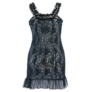 Schwarzes Chemise SB/1009 Sexy Base Kollektion by Andalea