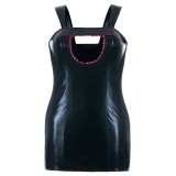Schwarzes Chemise SB/1015 Sexy Base Kollektion by Andalea | Fesselliebe.de