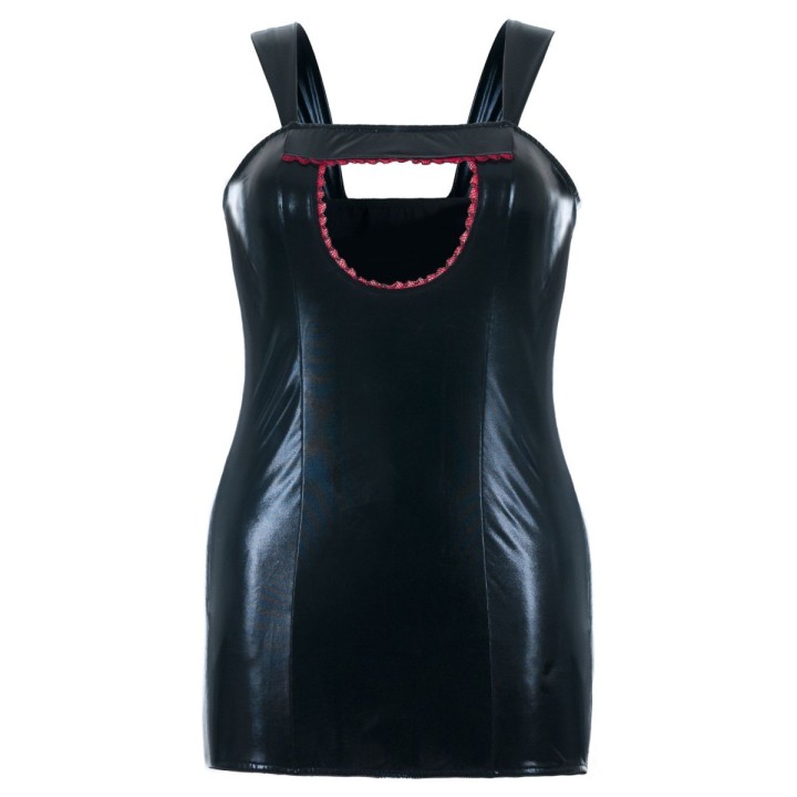 Schwarzes Chemise SB/1015 Sexy Base Kollektion by Andalea | Fesselliebe.de