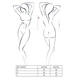 Schwarzes Wetlook Gorset BES von Passion Plus Size | Fesselliebe.de