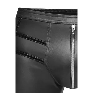 Schwarzer Short H006 von Noir Handmade