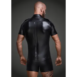 Schwarzes T-Shirt H011 von Noir Handmade