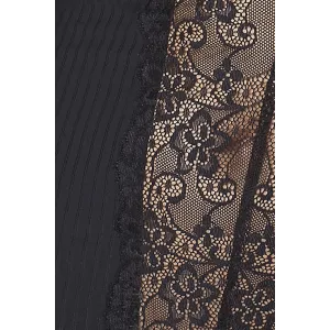 Schwarzes Chemise Zoja von Passion Plus Size