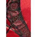 Rotes Strapshemd Evane von Passion Plus Size