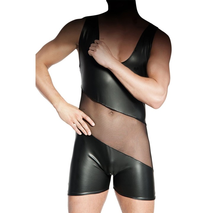 Schwarzes Herren-Body Damien von MeSeduce | Fesselliebe.de