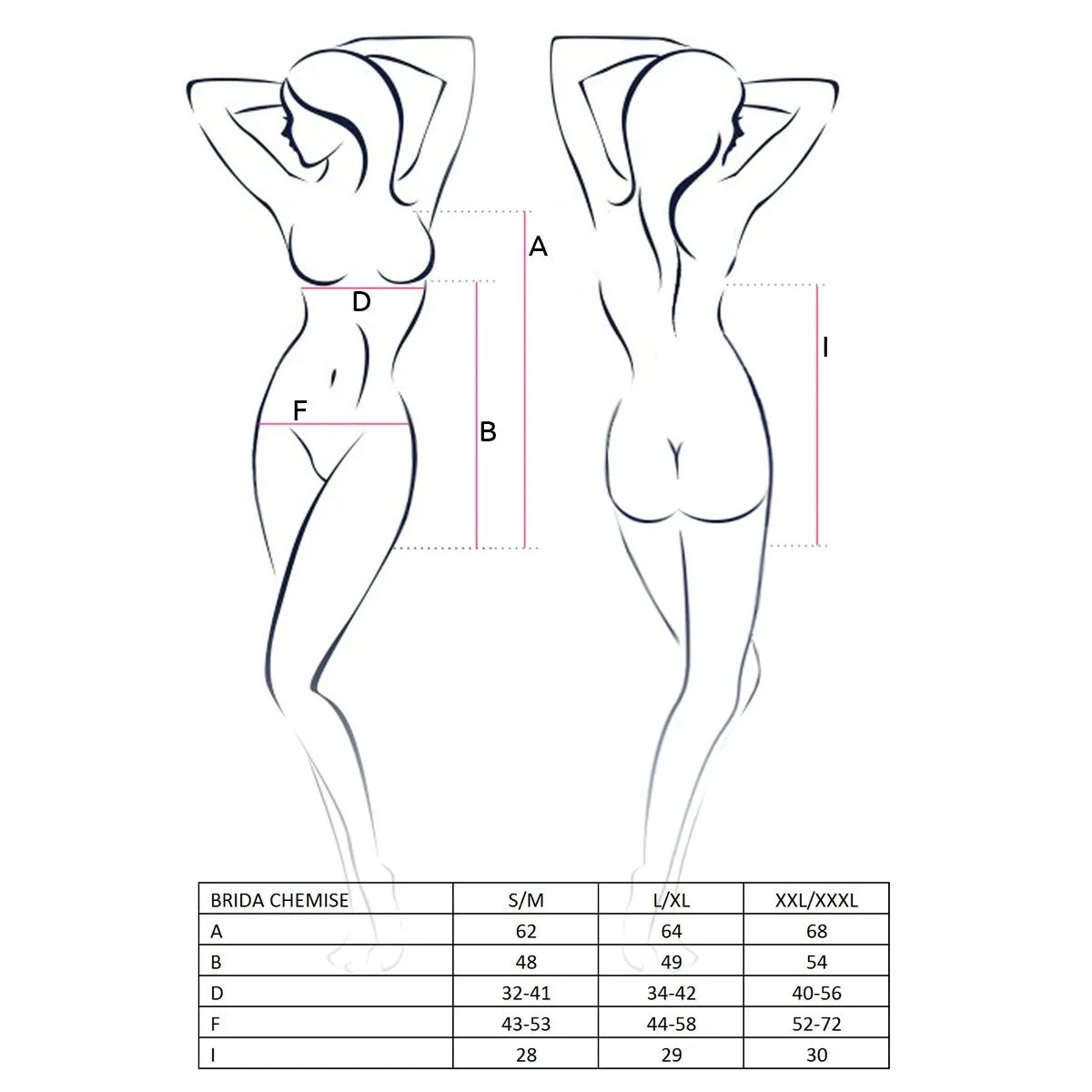 Rotes Chemise Brida von Passion | Fesselliebe.de