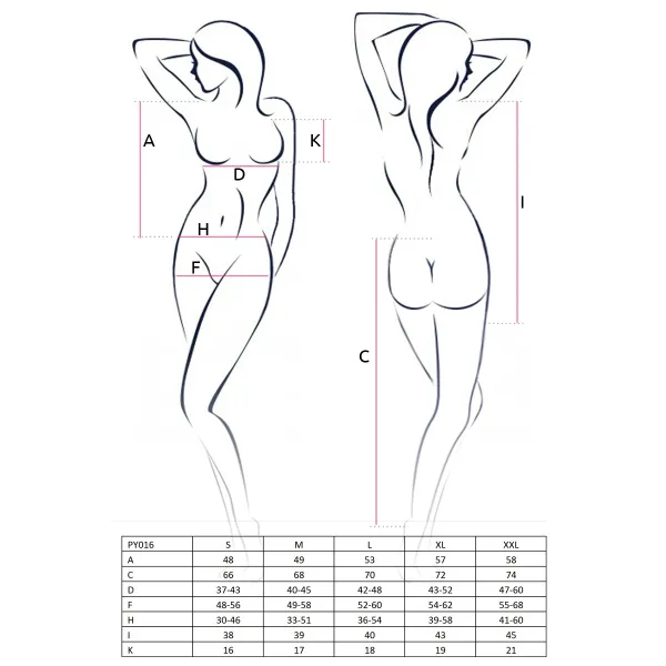 Ecru Pyjama PY016 | Fesselliebe.de