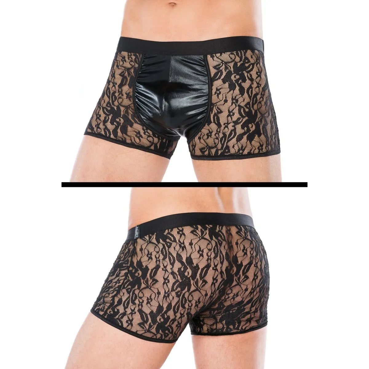 Schwarze Boxershorts MC/9059 von Andalea | Fesselliebe.de