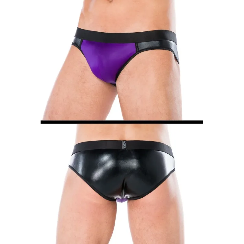 Schwarz/lila Slip MC/9065 von Andalea | Fesselliebe.de