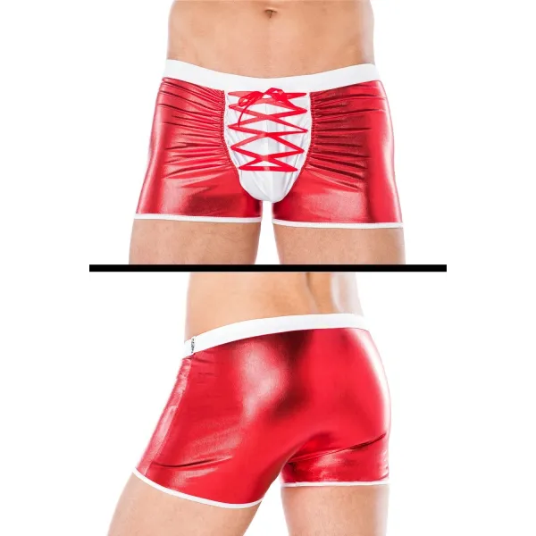 Rot/weiße Boxershorts MC/9091 von Andalea | Fesselliebe.de