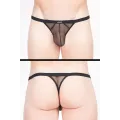 Schwarzer String Malibu 2 92-57 von Look Me