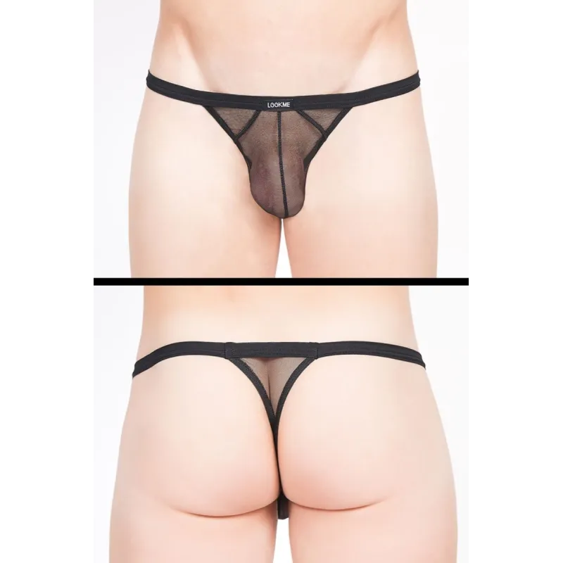 Schwarzer String Malibu 2 92-57 von Look Me | Fesselliebe.de