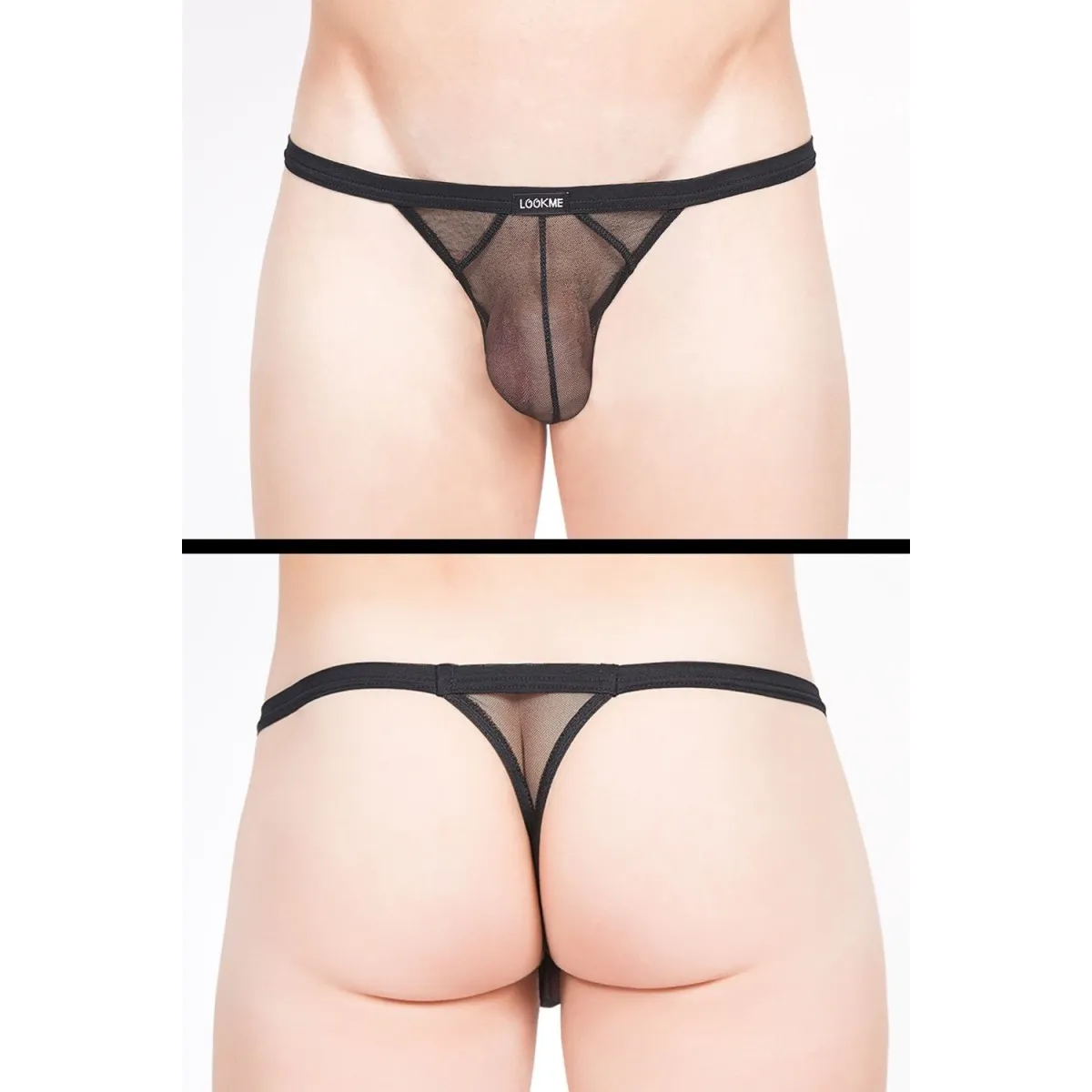 Schwarzer String Malibu 2 92-57 von Look Me | Fesselliebe.de