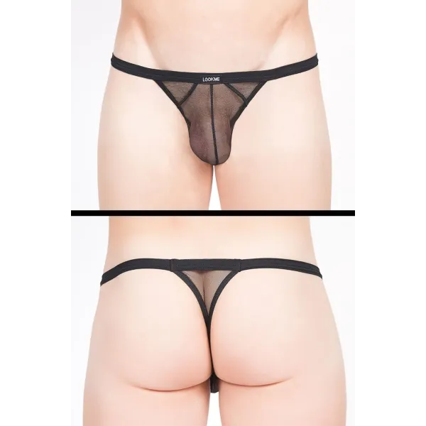 Schwarzer String Malibu 2 92-57 von Look Me | Fesselliebe.de