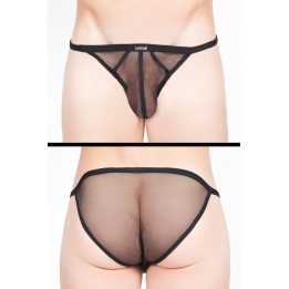 Schwarzer Tanga-Slip Malibu 2 92-61 von Look Me | Fesselliebe.de