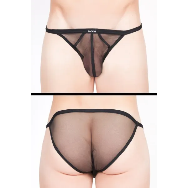 Schwarzer Tanga-Slip Malibu 2 92-61 von Look Me | Fesselliebe.de
