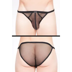 Schwarzer Tanga-Slip Malibu 2 92-61 von Look Me | Fesselliebe.de