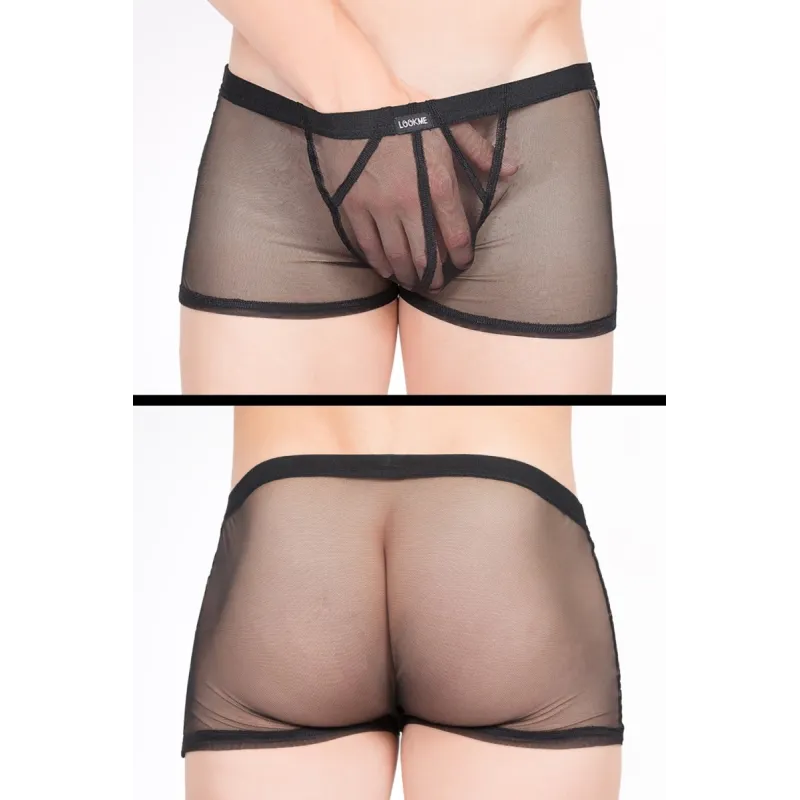 Schwarze Boxer Short Malibu 2 92-67 von Look Me | Fesselliebe.de