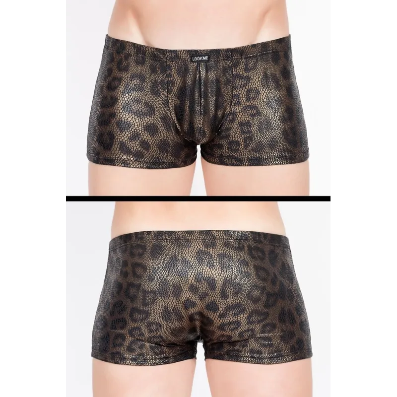 Goldene Boxer Short Panther 702-67 von Look Me | Fesselliebe.de